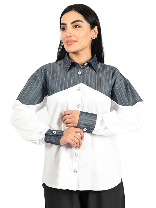 White Stripe Shirt