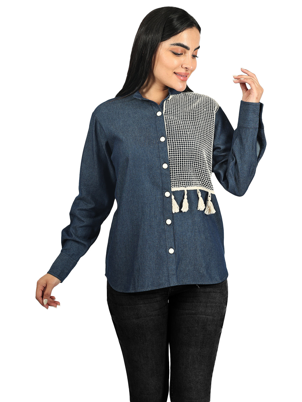 Denim Print Shirt
