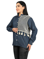 Denim Print Shirt